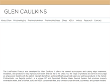 Tablet Screenshot of glencaulkins.com